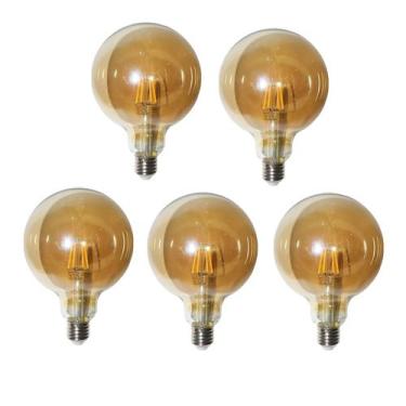 Imagem de Lampada Multifilamento Kit 5 Unidades Led 30W Bivolt Iluminaçao Retro 
