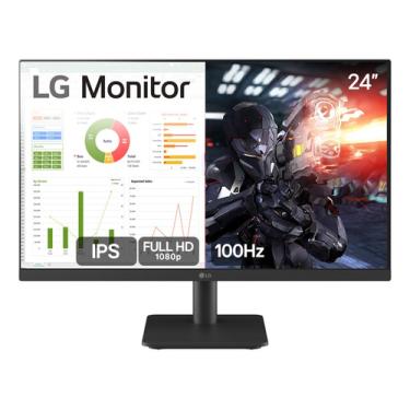 Imagem de Monitor LG 24ms Ips, Fullhd, 100hz, Ajuste De Inclinação Monitor PC Gamer LG 24” 24MS500-B