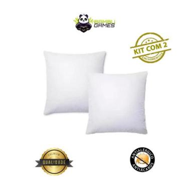 Imagem de Kit Almofada De Decoração Sofa Sala Com Fibra de bambu Virgem 45x45cm,