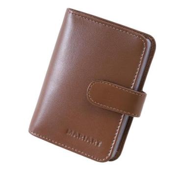 Imagem de Carteira De Couro Legítimo Feminina Cnh Cartão M.Art 90