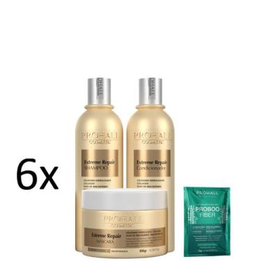 Imagem de 6 Kits Manutenção Nutritivo Cliente Pós Química Prohall
