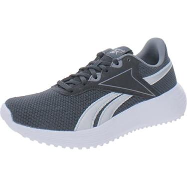 Imagem de Reebok Tênis de corrida feminino Lite 3.0, Preto/prata metálico/cinza puro, 9