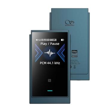 Imagem de SHANLING UP6 DAC portátil, amplificador de fone de ouvido com Bluetooth 5.2/LDAC/APTX/NFC/CVC8.0 microfone HD, tela LCD de 1,5 polegadas, modo de música/modo de jogo/modo carro, 4 horas de reprodução