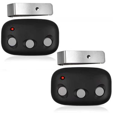 Imagem de MCT-3 DNT00089 Abridor remoto de porta de garagem Megacode linear para substituir MCT-11 DNT00090, ACT-31B ACP0087, trabalho de controle remoto de três botões para linear LC075, LDO33, LDO50, LDCO800 e LSO50, 318MHz (2 (pacote com 2)