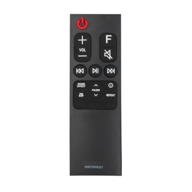 Imagem de AULCMEET Novo controle remoto de substituição AKB75595331 funciona para sistema de alto-falantes LG Sound Bar SPL5B-W SPH4B-W SL5Y SL4Y SL7Y SN7CY SN6Y SL6Y SPH4B-W
