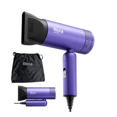 Imagem de Secador De Cabelo Para Viagem Airport Ricca 1200w Bivolt