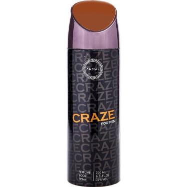 Imagem de Água De Cheiro Masculina Armaf Craze Spray Corporal 200 Ml