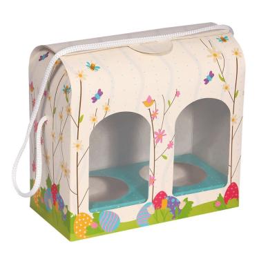 Imagem de Embalagem Para Ovo De Páscoa Lancheira - 2 Ovos 150g