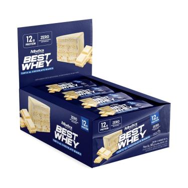 Imagem de Best Whey Bar Display Atlhetica Nutrition Cioccolato Bianco