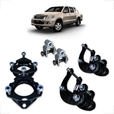 Imagem de Hilux 95/15 Kit lift Diant Aço +Jumelo Conforto Lift 2"+Prol - Borfix