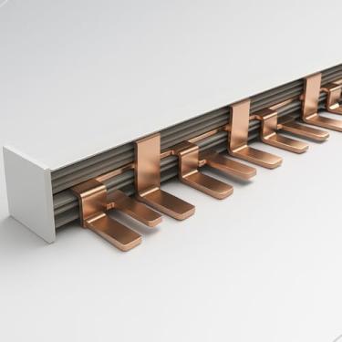 Imagem de Barramento Pente Tripolar TCM 3 Fases 12 Pinos 80A – Compatível com Disjuntores Din