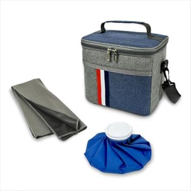 Imagem de Zacchus Saco refrigerador de toalhas para gelo, conjunto de 3, prevenção de insolação, fresco, prevenção de calor, golfe, esportes, festival, acampamento, jardim, refrigerador