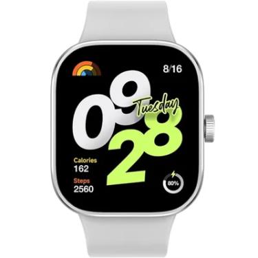 Imagem de Smartwatch Redmi Watch, 4 Versão Global, Cinza Prateado, Lançamento 2024