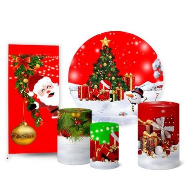 Imagem de Trio Capas Cilindro + Painel Redondo + Lateral Natal - Fadrix, K2NAT00