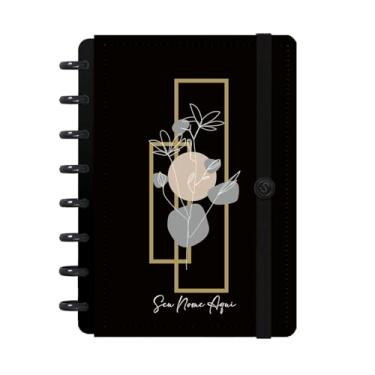 Imagem de Caderno de Disco Inteligente Personalizado Iscool P Minimalista Gold Mix Preto