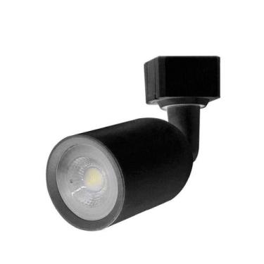 Imagem de Spot Led Taschibra Direct Para Trilho Mr16 6w Preto Bivolt 6500k Luz F
