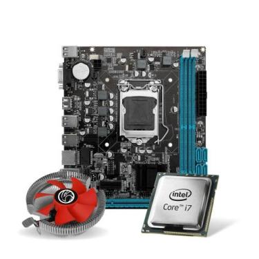 Imagem de Kit Pl Mãe H61 + Processador I7 3770s+cooler - POWERPC