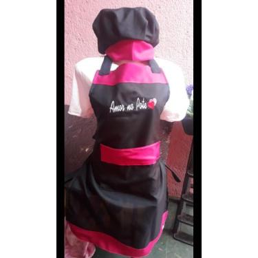 Imagem de Avental personalizado - Ateliê entre costura , Preto, padrão