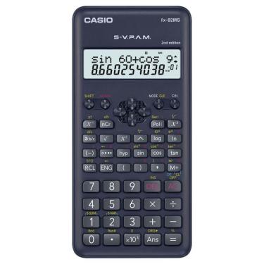 Imagem de Calculadora Científica 12 Dígitos Ffx-82ms-2-s4-dh, 240 Funções Display Grande Preta