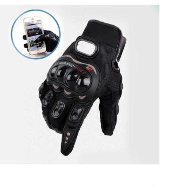 Imagem de Luva Motoqueiro Resistente Ideal Para Moto Bike E Esportes Proteção