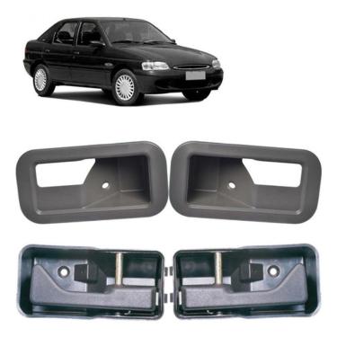 Imagem de Kit Completo Gatilho Maçaneta Interna + Moldura Escort 93-96 [f103]