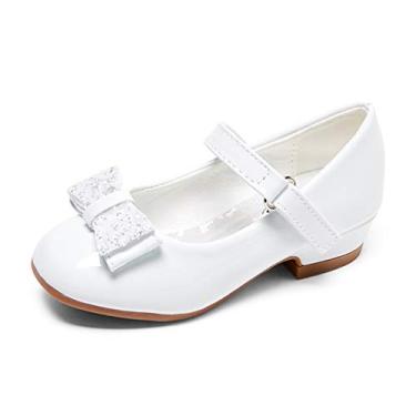 Imagem de STELLE Girls Mary Jane Shoes Low Heel Party Dress Shoes for Kids