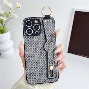 Imagem de IRTGFG Capa protetora para iPhone 15 Plus com alça de pulso em malha trançada e à prova de choque (para iPhone 15 Plus/2)
