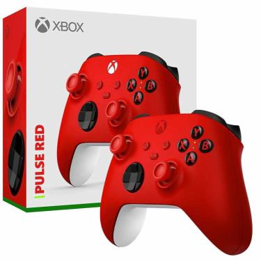 Imagem de Controle Xbox Sem Fio Pulse Red Series X/S One PC Bluetooth USB-C - Vermelho