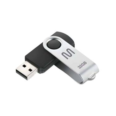 Imagem de Pen Drive Multilaser Twist 32GB USB Preto