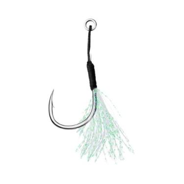 Imagem de Anzol De Pesca Em Aço Carbono De Alta Qualidade Com Anel Para Pesca Co