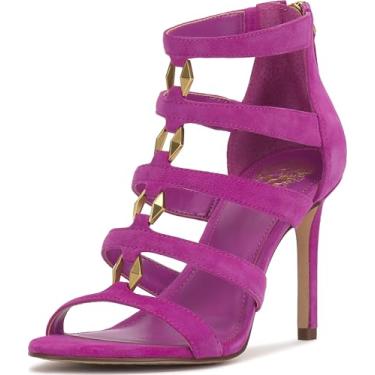 Imagem de Vince Camuto Azelie Sandália de salto alto com gaiola, flor de orquídea, 7,5
