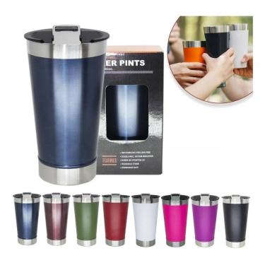 Imagem de Copo Térmico Aço Inox 500Ml: Sua Bebida Perfeita