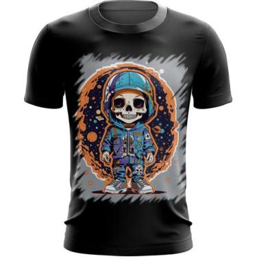Imagem de Camiseta Dryfit Caveira Infantil Estilosa Unif 12 - Kasubeck Store®, B