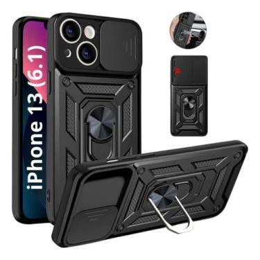 Imagem de Capa Capinha Armor Militar iPhone 13 (6.1) Anti Impacto Proteção De Câ