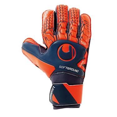 Imagem de Luva De Goleiro Uhlsport Next Level Soft Pro Tam. 8, Vermelho e Azul Marinho