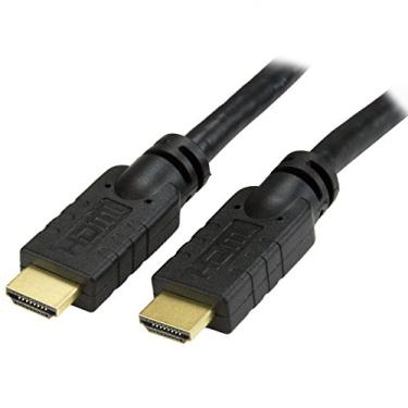 Imagem de StarTech. Cabo HDMI de alta velocidade com Ethernet de 6 metros - Cabo HDMI Ultra HD 4K x 2K - HDMI para HDMI M/M - 1080p de áudio/vídeo, banhado a ouro (HDMIMM20HS)