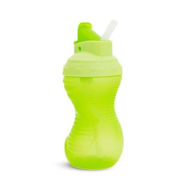 Imagem de Copo Mighty Grip C/Canudo 296ml +12m Verde Munchkin