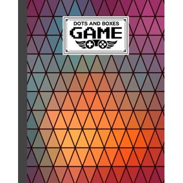 Imagem de Dots And Boxes Game: Triangles Cover Dots And Boxes Game, A Classic Strategy Game - Large and Small Playing Squares, 120 Pages, size 8" x 10" by Marina Hohmann