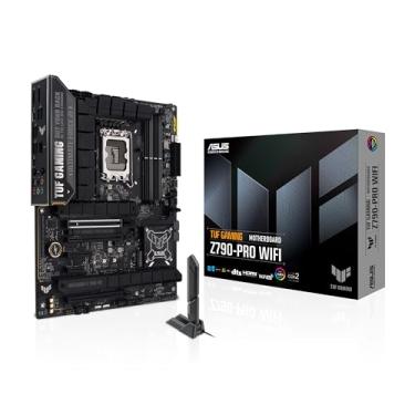 Imagem de ASUS TUF Gaming Z790-PRO WiFi 6E LGA 1700 (Intel 14ª e 13ª e 12ª geração) ATX Gaming Placa-mãe DDR5, PCIe 5.0X 16, painel frontal USB 20Gbps Tipo-C, Thunderbolt 4, Q-Antenna, LAN 2,5 Gb, AI