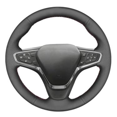 Imagem de Capa de volante, para Chevrolet Equinox 2017-2019, personalize couro costurado à mão DIY