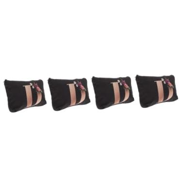 Imagem de DOITOOL 4 Pcs Bolsa Cosmética Alfabeto Bolsas De Maquiagem Para Mulheres Presentes Para Mulheres Com Bolsa De Maquiagem Pequena Cosmético Poliéster Viagem Bolsa Variada