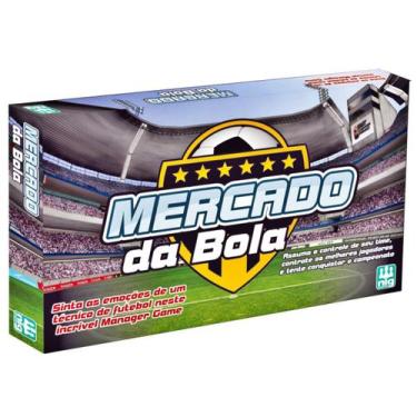 Imagem de Jogo De Tabuleiro Mercado Da Bola Técnico De Futebol - Nig Brinquedos