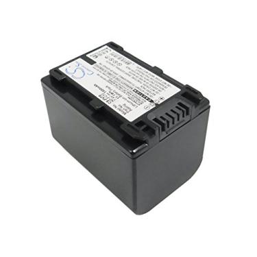 Imagem de SPANN Bateria de substituição para Sony E HDR-CX350VET, Handycam NEX-VG20, HDE-SX43E, HDE-SX65E, HDR-CX105VE, Nº da peça: NP-FV70 7.4V