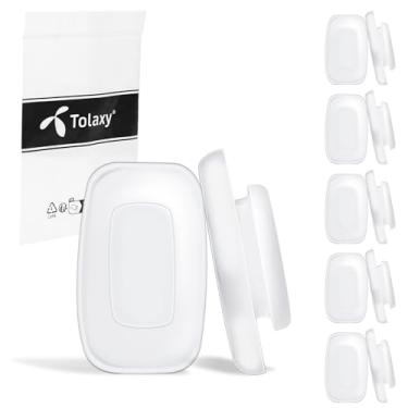 Imagem de Tolaxy 5 pares de peças de nariz de substituição de silicone macio atualizado para Costa South Point | Peli | Flagler | Ponce | Wader para Oakley Latch Key L M | Óculos de sol Latch Alpha,