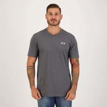 Imagem de Camiseta Oakley Ellipse Tee Cinza Escuro-Masculino