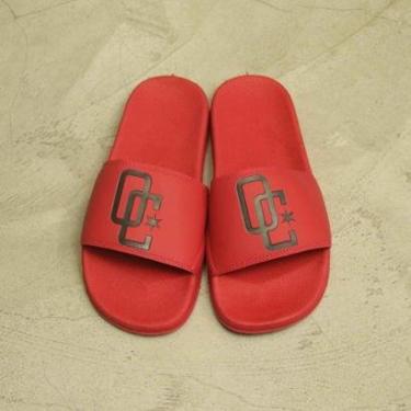 Imagem de Chinelo Overcome "Logo" Vermelho/Preto-Unissex