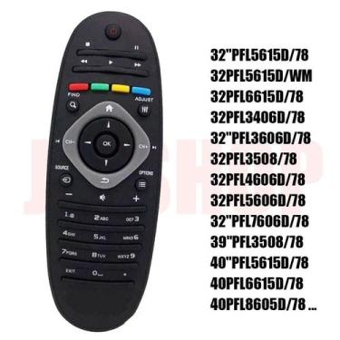 Imagem de Controle Remoto Para Tv Philips Lcd Led 46pfl5615d/78 46pfl6615d/78 LE