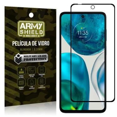 Imagem de Película de Vidro 3D Moto G52 Blindada Full Cover Armyshield