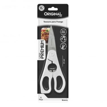 Imagem de Tesoura Profissional Em Aço Inox Para Frango - Original - SL0109 - ds