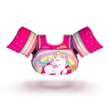Imagem de Boia Infantil Colete Salva Vida Rosa Unicórnio - Nash